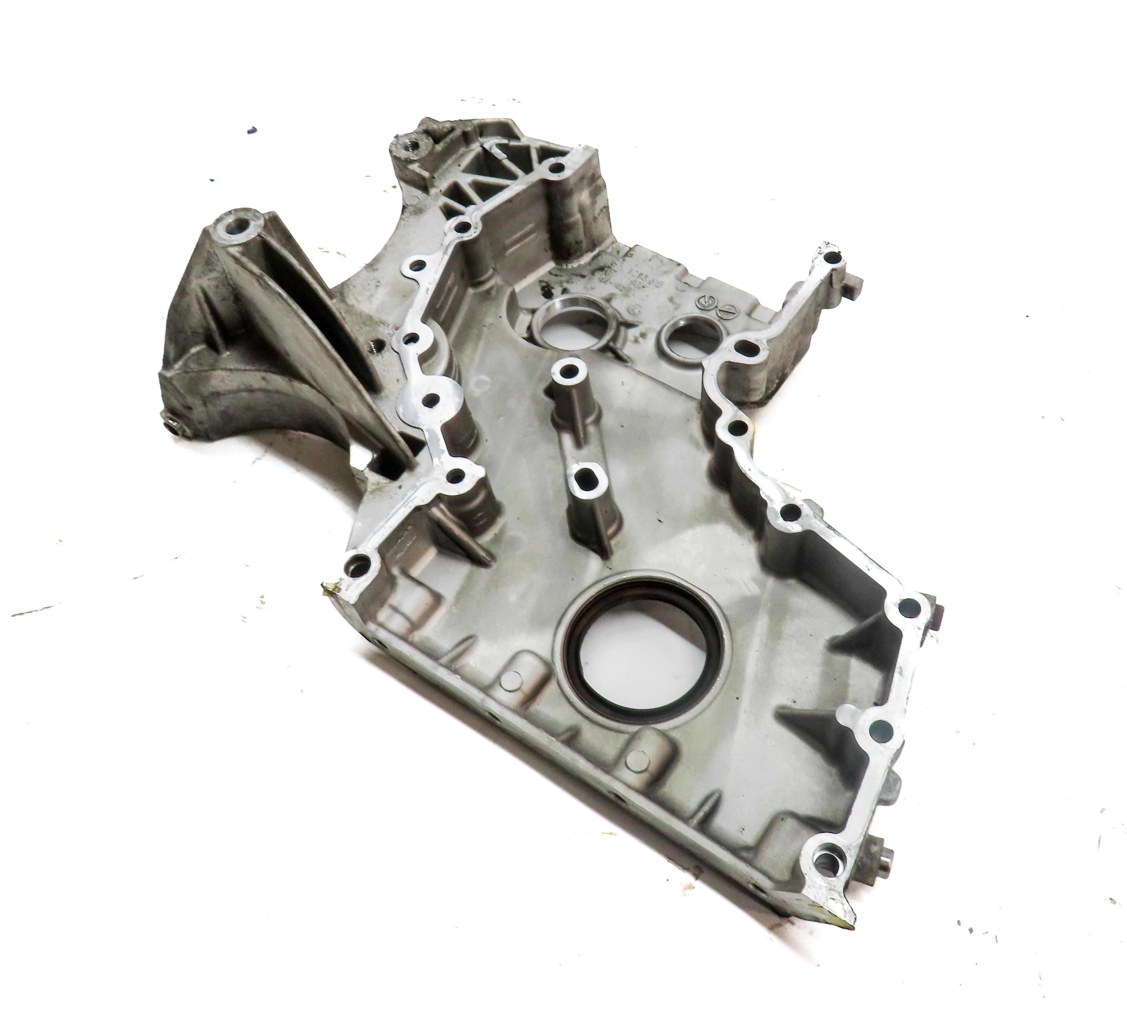 2009-2013 BMW X5 (E70) 3.0L M57Y TURBO DIESEL ENGINE - LOWER TIMING COVER — exact item pictured